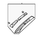 25823336 - : Windshield Trim for Saturn: Ion Image
