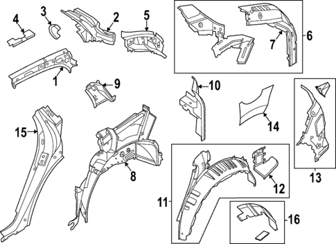 Inner Structure for 2020 Porsche Cayenne #0