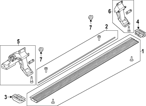 Running Board for 2024 Ford F-250 Super Duty #0