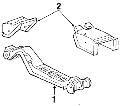 Engine & Trans Mounting for 1988 Ford Thunderbird #0