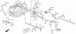 24331PH8020 - Transmission - Manual: SHAFT, SUPER LOW SHIFT FORK for Honda Image