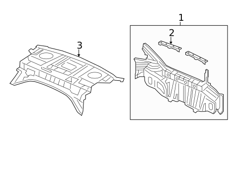 Rear Body for 2013 Honda Civic #0