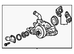 89018166 - Cooling System: Water Pump Assembly for Buick: Rainier | Cadillac: Escalade, Escalade ESV, Escalade EXT | Chevrolet: Avalanche 1500, Avalanche 2500, Express 1500, Express 2500, Express 3500, Silverado 1500, Silverado 1500 HD, Silverado 2500, Silverado 2500 HD, Silverado 3500, SSR, Suburban 1500, Suburban 2500, Tahoe, Trailblazer, Trailblazer EXT | GMC: Envoy, Envoy XL, Envoy XUV, Savana 1500, Savana 2500, Savana 3500, Sierra 1500, Sierra 1500 HD, Sierra 2500, Sierra 2500 HD, Sierra 3500, Yukon, Yukon XL 1500, Yukon XL 2500 | Hummer: H2 Image