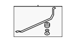 16117164354 - Fuel System: Mount Strap for BMW: X5, X6 Image
