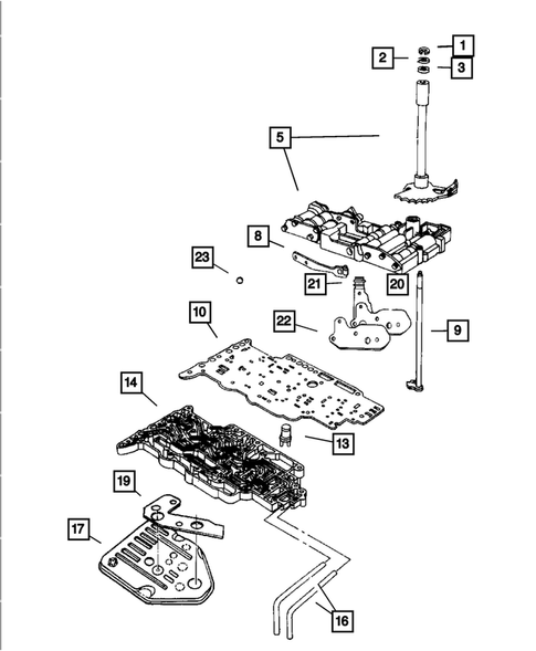 Valve Body for 2002 Chrysler Voyager #0