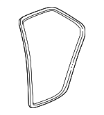 89022840 - Body: Surround Weather-strip for Cadillac: Seville Image