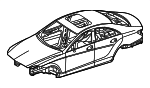 2186002305 - Body: Body Assembly for Mercedes-Benz Image