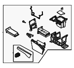 KJE964410B39 - : Console Rear for Mazda: CX-9 Image