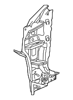 23484187 - Body: Hinge Pillar Reinforced for Chevrolet: Malibu Image