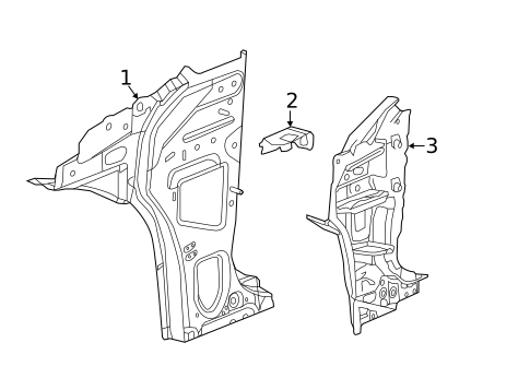 Hinge Pillar for 2021 Chevrolet Malibu #0