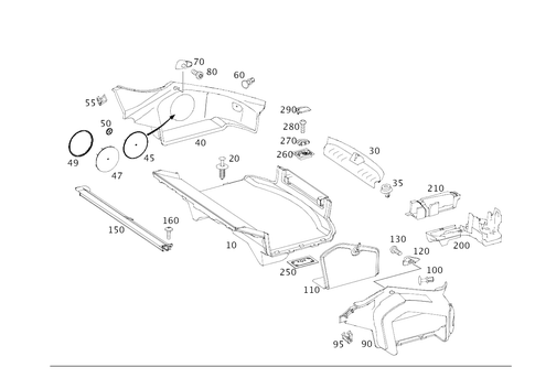 Luggage Compartment Covering for 2021 Mercedes-Benz AMG GT Black Series #0