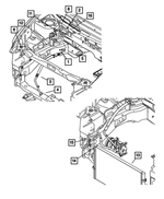 5005210AA - Air Conditioning &amp; Heater: A/c Suction Line for Mopar Image