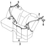 8784060U10 - Electrical: Retractor Cover for Infiniti Image
