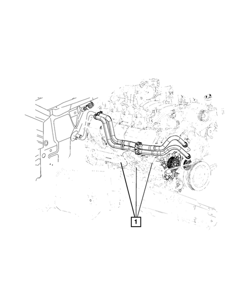 Air Conditioner and Heater Plumbing for 2008 Jeep Grand Cherokee #4