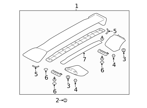 Spoiler for 2021 Subaru WRX STI #0