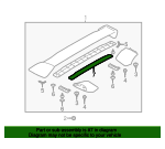 2015-2021 Subaru WRX STI Spoiler Protector 96074VA000 | OEM