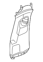 4J3867244AOX7 - Body: Upper Center Pillar Trim for Audi: e-tron GT Image