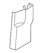 9J1867239C1E0 - : 2022-2024 Audi e-tron GT - Lower Center Pillar Trim for Audi: e-tron GT Image