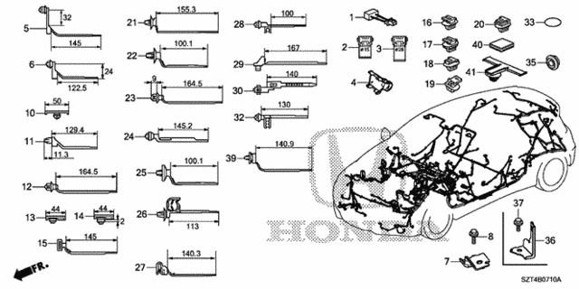 Harness Band - Bracket for 2012 Honda CR-Z #0