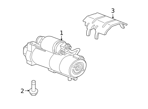 Starter for 2010 Hummer H3 #0