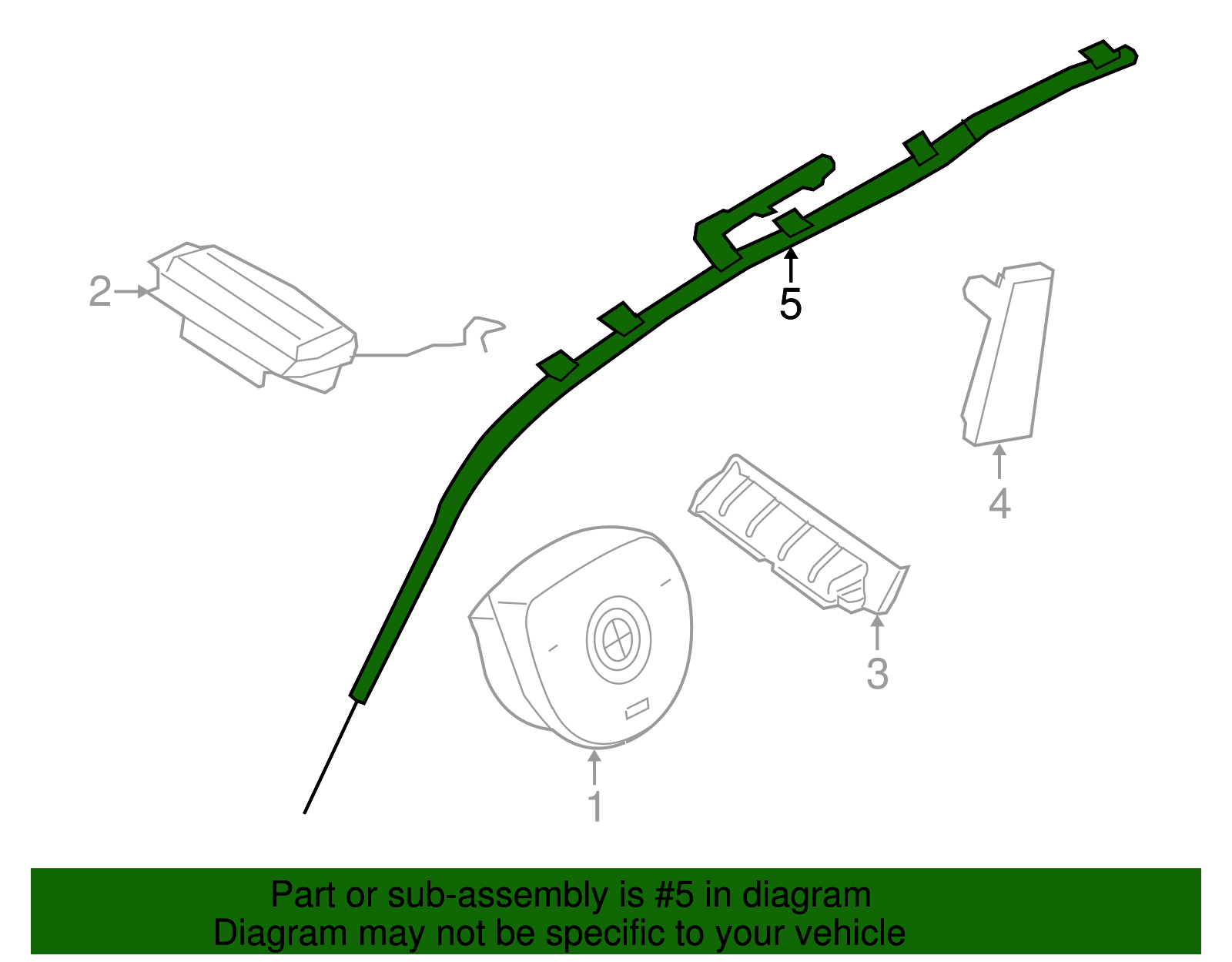 Head Air Bag - BMW (72127325699)