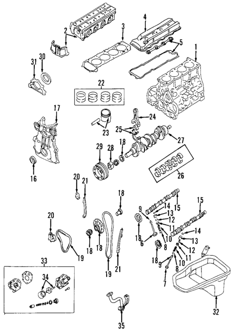 Engine for 2002 Nissan Frontier #0