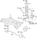 2441SZBA02 - Suspension: Coil Spring for Honda: Pilot Image