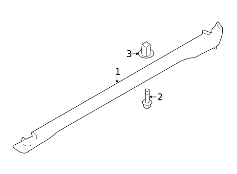 Exterior Trim - Pillars for 2017 Nissan Rogue #0