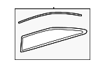 7574130613 - Body: Upper Trim for Toyota Image