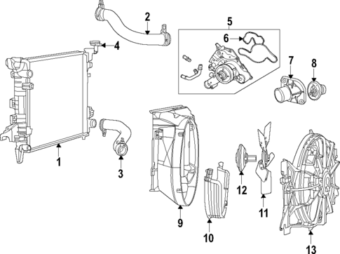 Cooling System for 2016 Ram 3500 #0