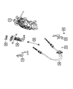 68716336AA - Transfer Case and Power Transfer Unit: Cable Routing Clip for Mopar Image