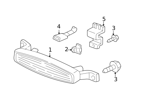High Mount Lamps for 2007 Chevrolet Monte Carlo #0