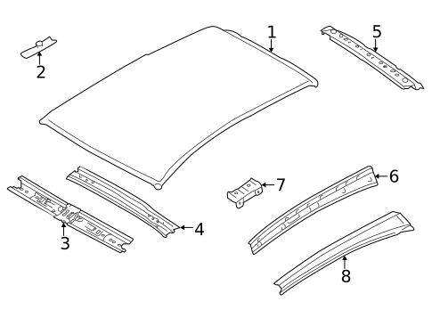 Roof & Components for 2023 Subaru Crosstrek #0