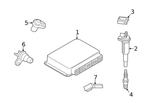 Ignition System for 2013 BMW 550i #0