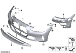 51117451300 - : Support, Fog Lamp Right for BMW Image