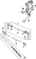 LR041267 - Steering: Tie Rod Assembly for Land-Rover Image