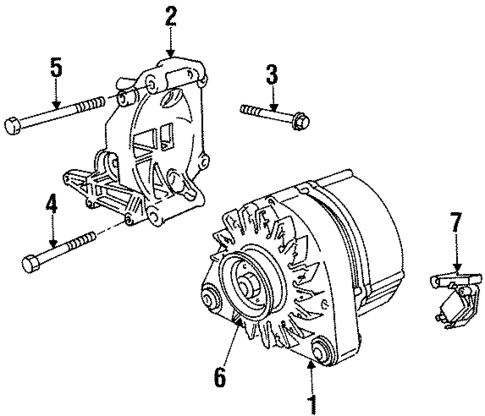 Alternator for 1997 BMW 318ti #0