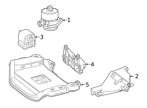 Engine & Trans Mounting for 2020 Mercedes-Benz S63 AMG #0
