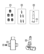 68193587AC - Wheels: Valve Stem Kit for Mopar Image