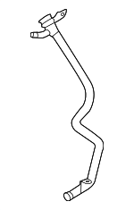 LR128355 - Fuel System: Filler Pipe for Land Rover: Defender 110, Defender 130, Defender 90 Image