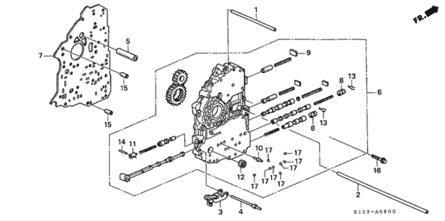 AT Main Valve Body for 2000 Honda CR-V #0