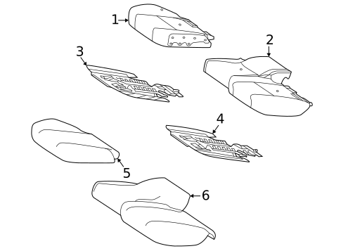 Rear Seat Components for 2022 Mercedes-Benz GLS 63 AMG&reg; #0