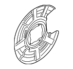 34112284816 - Brakes: Splash Shield for BMW Image