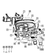 5291891AF - : Dash Panel Upper Seal for Mopar Image