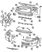4574925AB - : License Plate Kit for Mopar Image