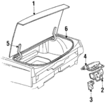20695153 - Body: Lid for Oldsmobile: Delta 88 Image