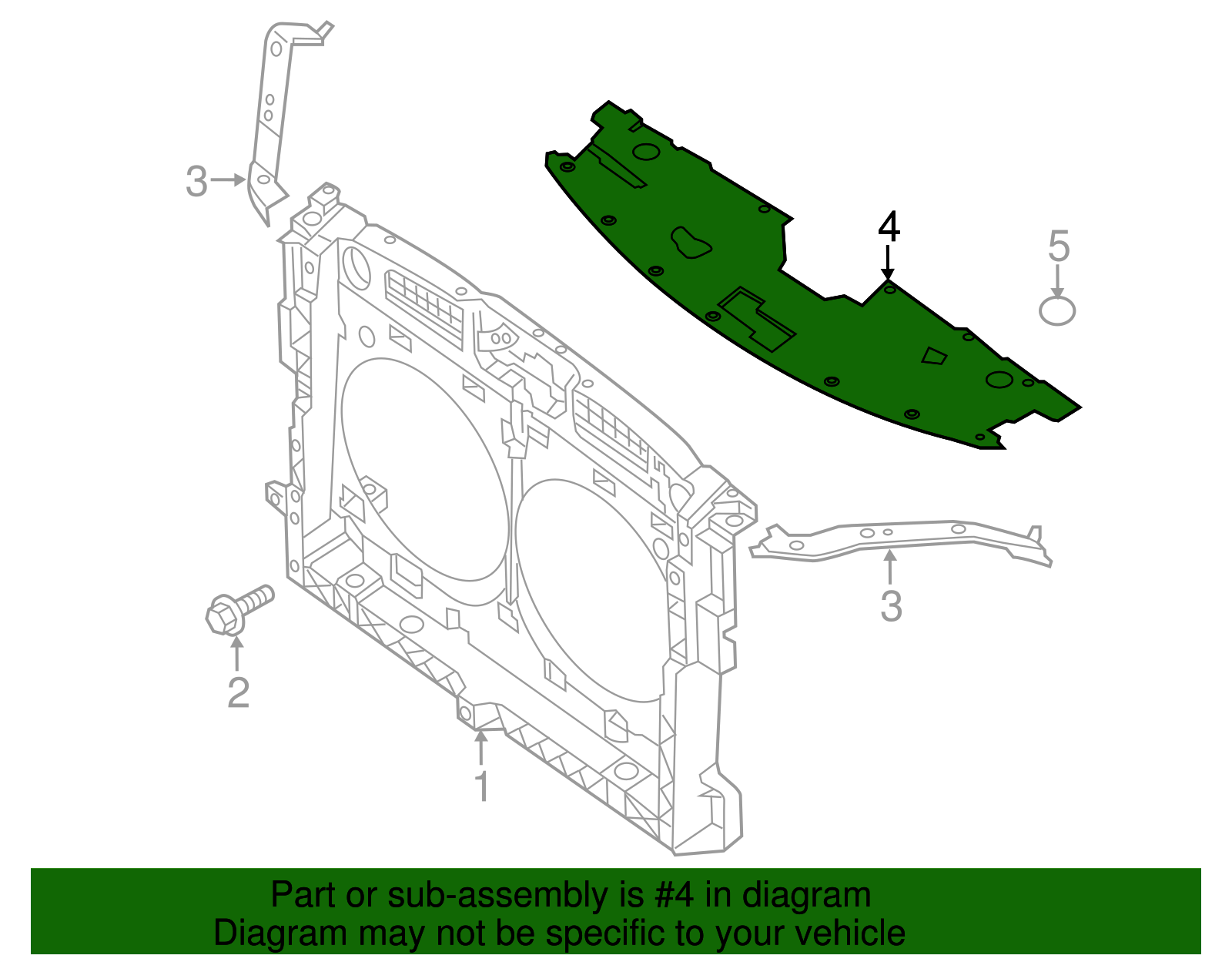2013-2016 Nissan Pathfinder Sight Shield 62580-3KA0B | Parts