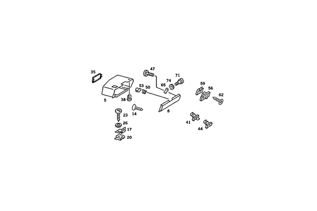 9947145 - Panelling: Nut for Mercedes-Benz Image image