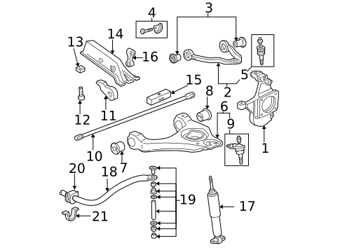Suspension Components for 2005 Chevrolet Silverado 2500 HD #1