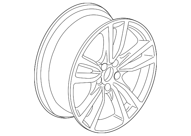 42700-TZ3-A91 - 2018-2020 Acura TLX - Wheel, Alloy | All